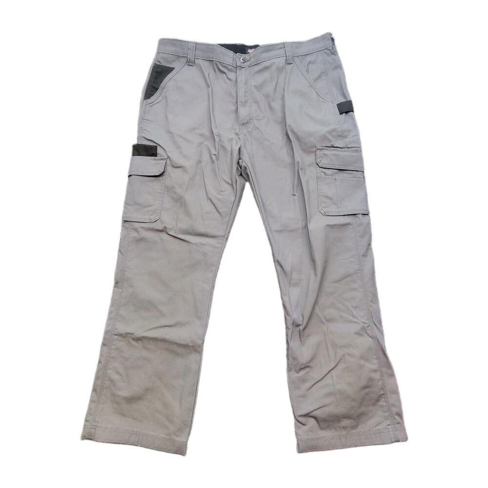 Dickies Men's 40x30 Pants Flex Regular Fit Straight Leg Work Cargo Pants Gray